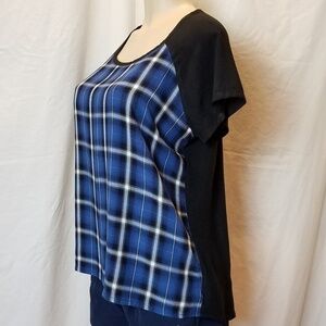 FADED Glory Plaid Rayon Shirt